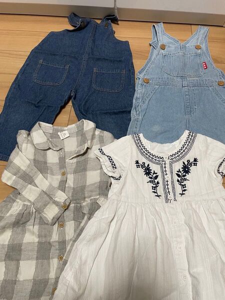 ベビー服 ワンピース サロペット まとめ売り 女の子