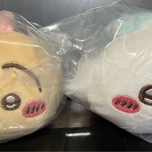 ちいかわ ねそべりぬいぐるみのうさぎとモモンガのセット