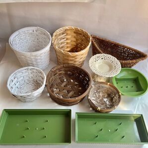 バスケット 花器 10点まとめ売り