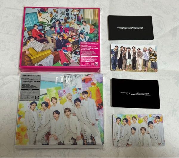 timelesz FAM 【初回限定盤A+B CD+Blu-ray 2枚セット】