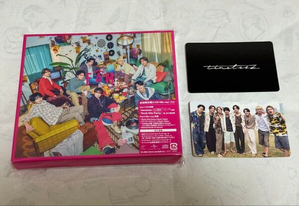 timelesz FAM 【初回限定盤A CD+Blu-ray】集合トレカ付き
