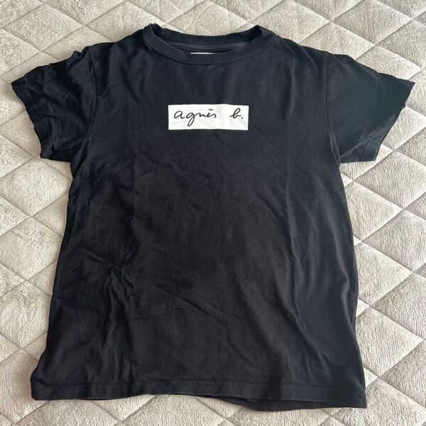 USED アニエスベー Tシャツ ブラック Mサイズ