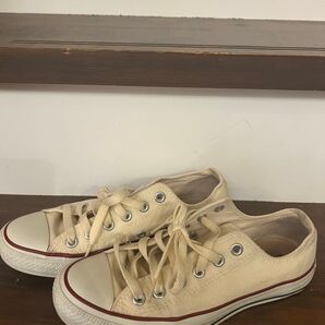 CONVERSE ローカットスニーカー オフホワイト系 24センチ