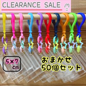 NO.232a (袋がB品) キャンディバッグキーホルダー おまかせ50個 星