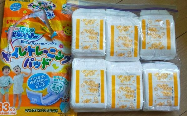 Pigeon トイレトレーニングパッドオムツとれっぴー12枚