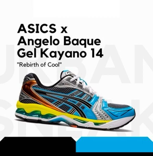 アンジェロバク別注 ゲルカヤノ 14 gel KAYANO ASICS アシックス