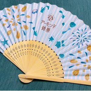 アーモンド効果 扇子 ノベルティ 非売品