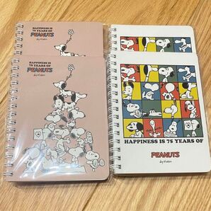 スヌーピー リングノート 4冊セット a6 PEANUTS 新品 ノート リングノート