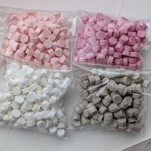 シーリングワックス 200g ハンドメイド 手紙 くすみピンクキット