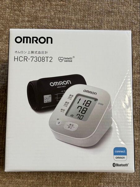オムロン 上腕式血圧計 HCR-7308T2 美品
