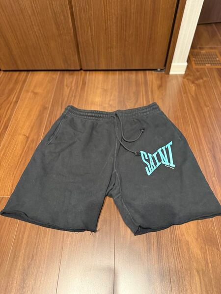 SAINT M××××××セントマイケル SWEAT PANTS SAINT BLACK スウェットパンツ (ブラック)L