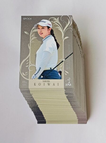 小祝さくら ほか、2024JLPGA TRADING CARDSTOP PLAYERSレギュラーカード85枚コンプセット②