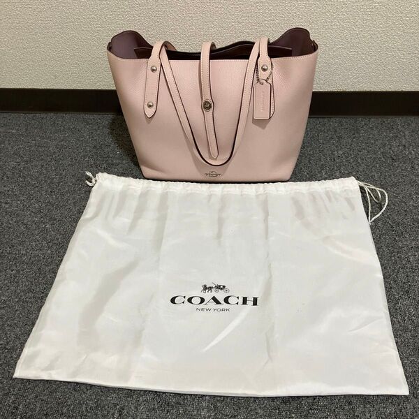 *6/28 7:00まで特別価格* coach トートバッグ ベビーピンク