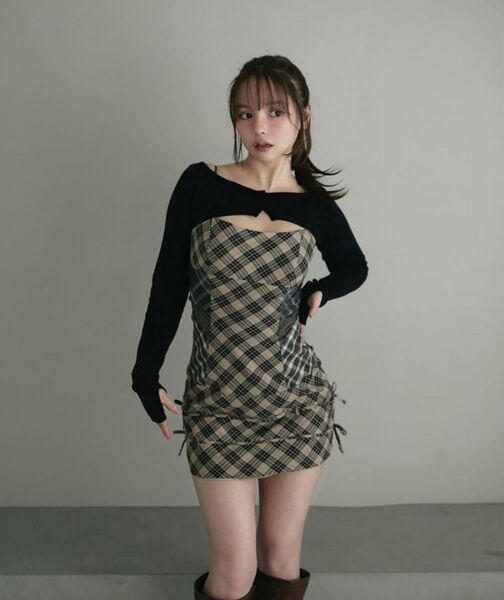 andmary アンドマリー Aine set mini dress