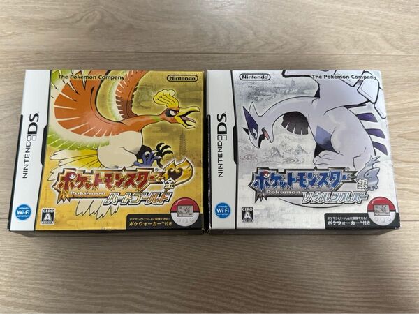 2個セット ニンテンドーDS ポケットモンスター ハートゴールド&ソウルシルバー