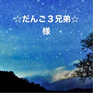 ☆だんご3兄弟☆様専用