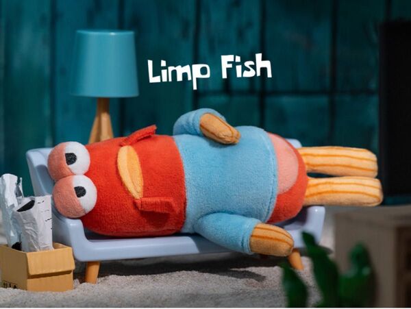 即発送 スポンジボブ ビキニボトムバディーズ Limp Fish ぬいぐるみ