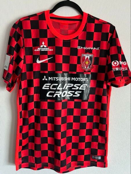 サッカー 浦和レッズ 公式戦用トレーニングシャツ 半袖 支給 練習着