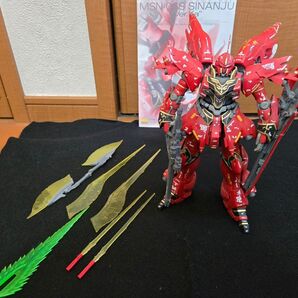 ガンプラ MG 1/100 シナンジュ Ver.Ka 【組立済完成品】取説あり
