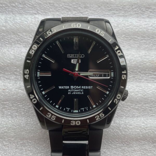 SEIKO5 セイコー5 腕時計 メンズ 自動巻 自動巻き デイデイト 裏スケ 稼働品 ファイブ