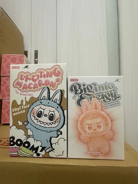POPMART THE MONSTERS LABUBU MACARON & BIG INTO ENERGY ぬいぐるみ