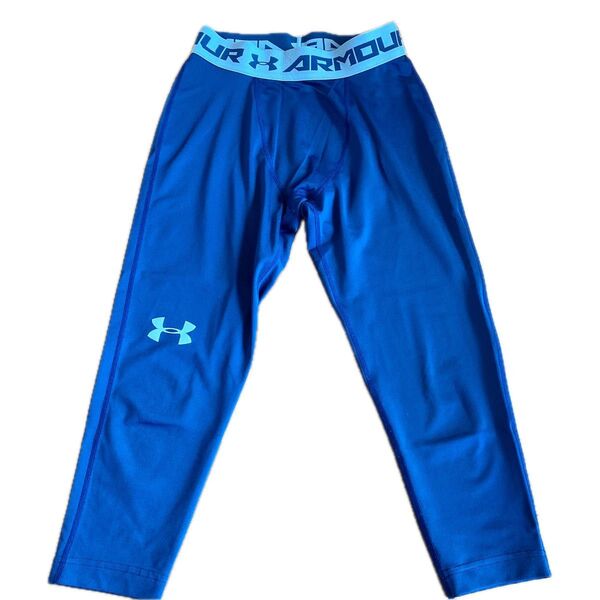 UNDER ARMOUR コンプレッションパンツ 七分丈 ブルー ネイビー
