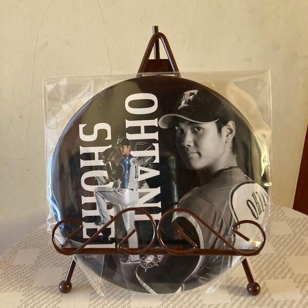 大谷翔平 デカ 缶バッジ 北海道日本ハムファイターズ