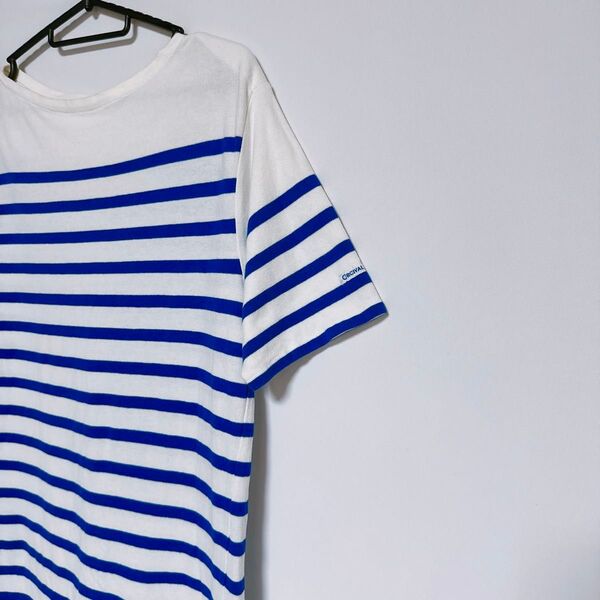 ORCIVAL ボートネック ストライプTシャツ オーシバル ボーダー Tシャツ フランス製 半袖Tシャツ カットソー ホワイト