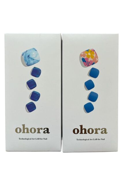 ohora セミキュアジェルネイルシート フットネイル