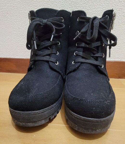 AJST DESIGN ショートブーツ スエード風