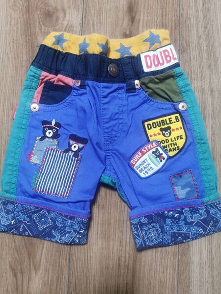 ミキハウスダブルビー ハーフパンツ90cm