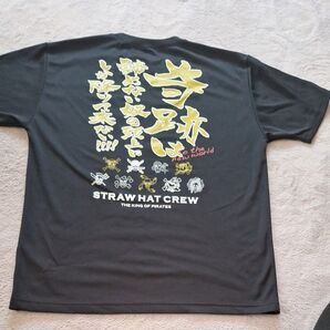 ONE PIECE 麦わらの一味 Tシャツ 黒 ブラック アニメ 古着