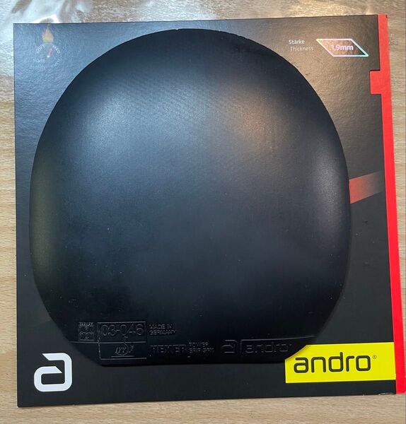 アンドロ、バタフライ卓球ラバー二枚セット