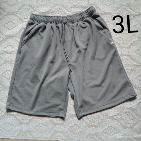 未使用品 ハーフパンツ ショートパンツ パンツ レディース 半ズボン パンツ夏 ワッフル素材 3L