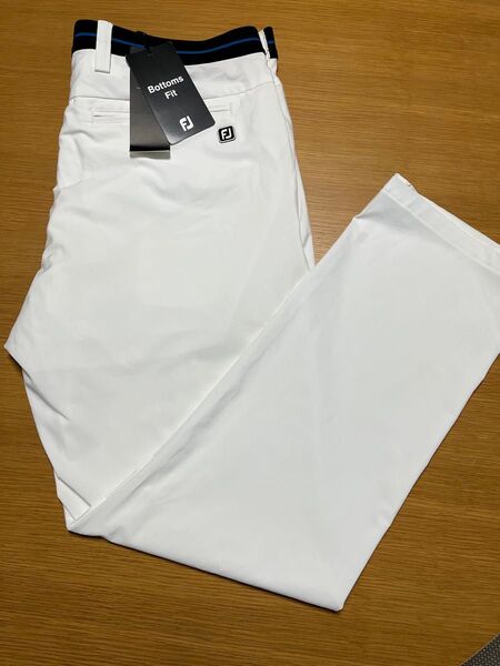 FootJoy ゴルフパンツ メンズ 白 ホワイト 未使用 タグ付き