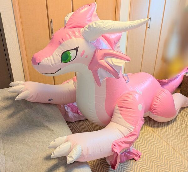 チェリゼイ ドラゴン 空ビ 空気ビニール風船 フロート 浮き輪 ICF Inflatable Cerisey Dragon