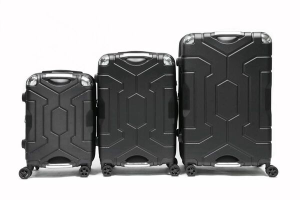 軽量Lサイズ 静音8輪 TSAロック キャリーバッグ スーツケース キャリーケース ブラック