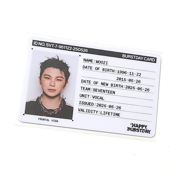 SEVENTEEN HAPPY BURSTDAY NEW BURSTDAY ウジ IDカード セブチ トレカ