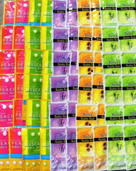 バブルバス(泡風呂)60個 入浴剤 景品 販促 プレゼント 在宅 リモート リフレッシュ 福袋 子供 匿名配送