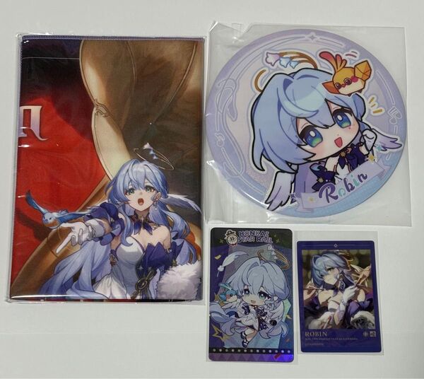 崩壊スターレイル ロビン 一番くじ BIG缶バッジ マルチクロス スシロー メタリックカード 公式正規品