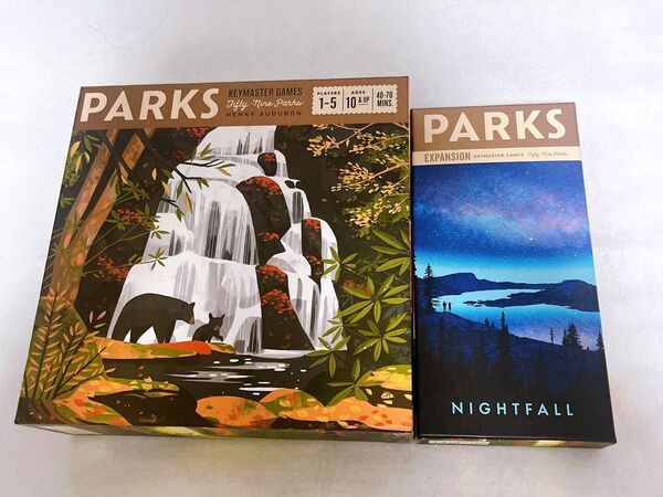 PARKS + NIGHT FALL拡張 日本語訳ルール付き ボードゲーム