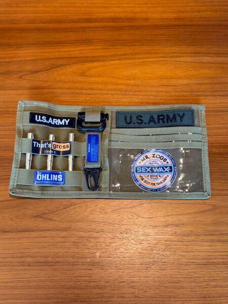【オリジナル】サンバイザーカバーアメリカン US ARMY Ver.(カーキ)