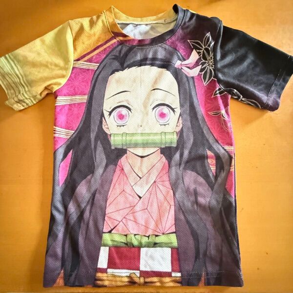鬼滅の刃 竈門禰豆子 プリントTシャツ 110