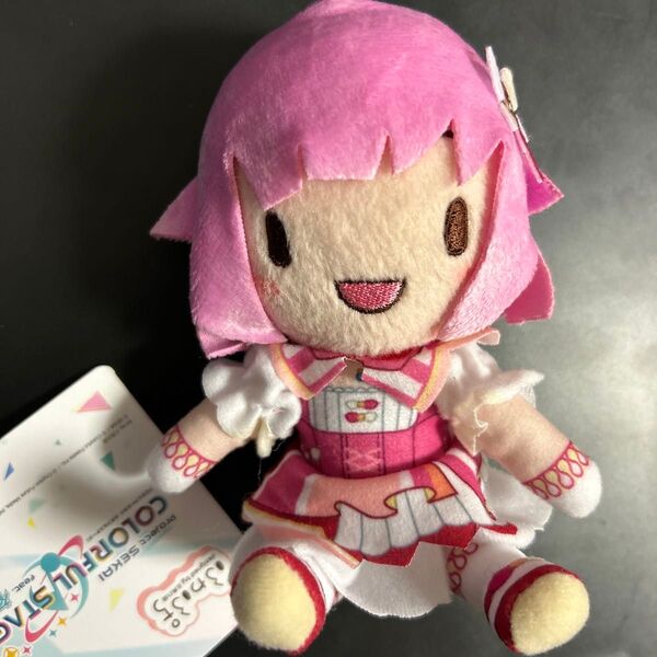 新品 タグ付き プロセカ 鳳えむ ふわぷち ミニぬいぐるみ Brand New World えむ ぬいぐるみ マスコット カテ変◯