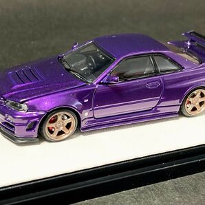 TIMEMICRO R34 Z-tune パープル 1/64 ミニカー