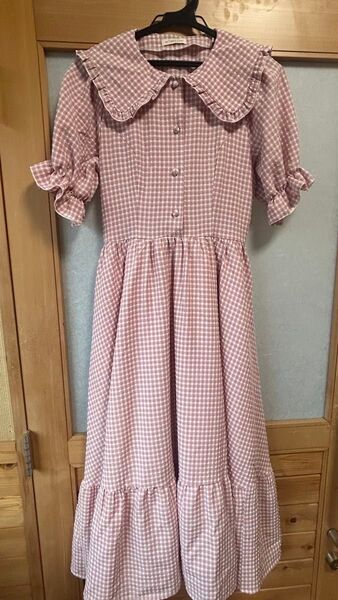 ギンガムワンピース 青木美沙子 しまむら mpetit