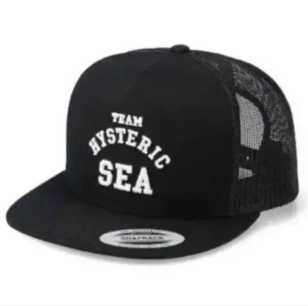 希少レア ヒステリックグラマー WIND AND SEA 21AW メッシュキャップ ブラック 限定コラボレーションモデル