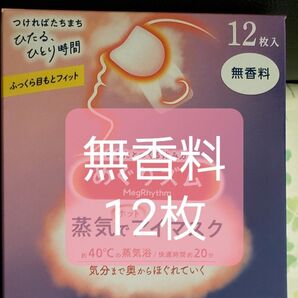 花王 めぐりズム 蒸気でホットアイマスク 12枚 無香料 箱無し