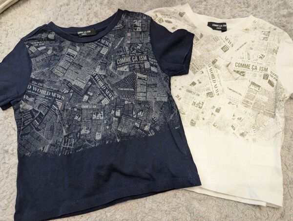 COMME CA ISM コムサイズム Tシャツ 2枚セット 100cm