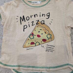 SLAP SLIP Morning pizza Tシャツ 90